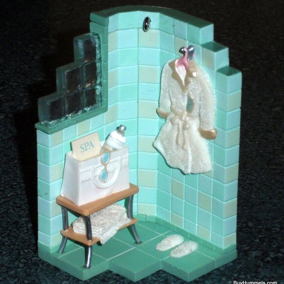 2007 Spa Day Barbie Holiday Collectible Hallmark Keepsake Christmas Ornament - Picture 1 of 3